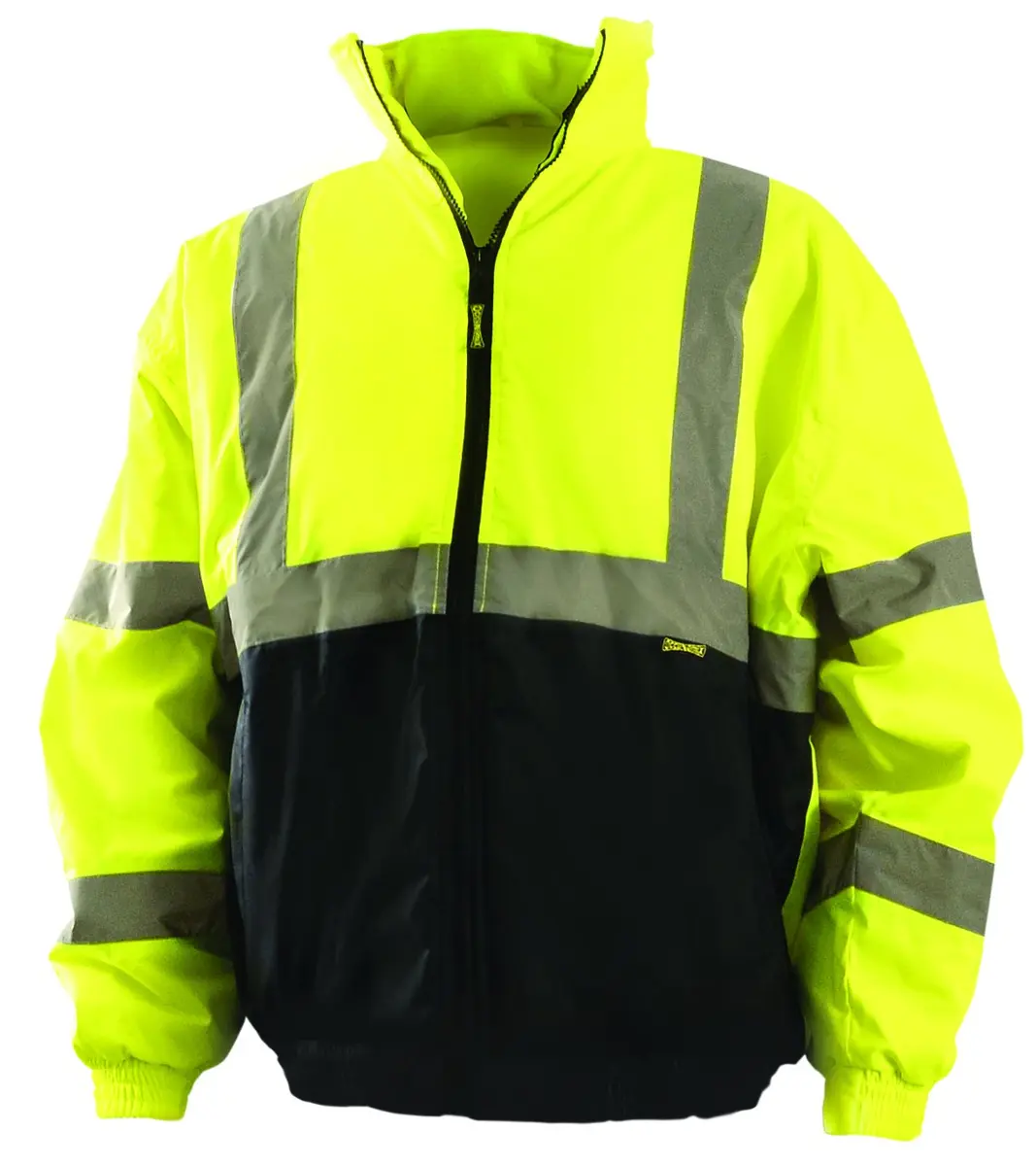 OccuNomix Black Bottom Bomber Jacket Class 3 5X-Large | Waterproof ANSI Polyester - main product image