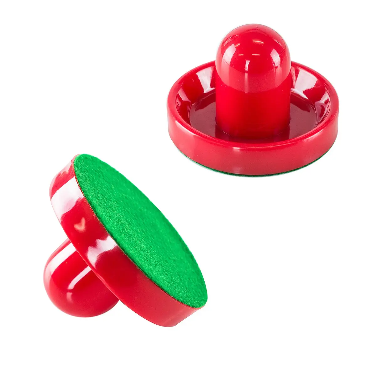 Super Z Outlet Light Weight Air Hockey Pucks & Slider Pusher Set | Red Replacement Equipment for Game Tables - view 3