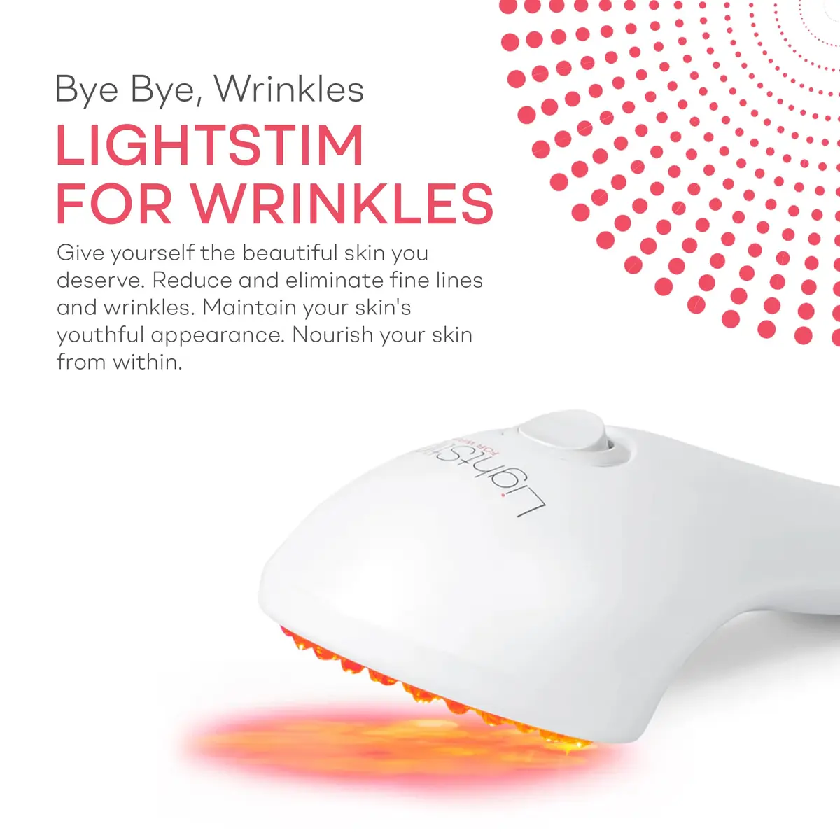 LightStim for Wrinkles LED Red Light Therapy with 72 LEDs | FDA Cleared Anti-Aging Device - view 3