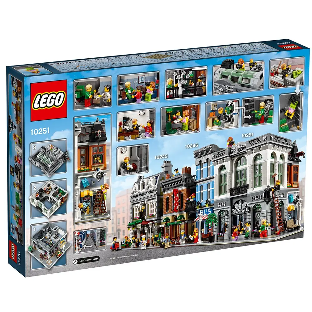 LEGO Creator Expert Brick Bank 10251 Construction Set | Detailed Building Toy for Ages 16+ - view 6