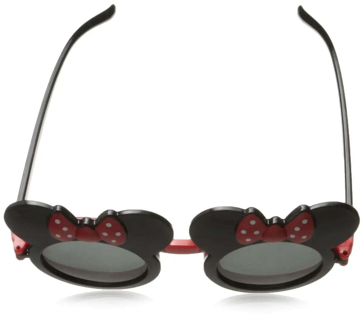 EHH Kids Mouse Ear Round Flip Out Sunglasses (Black/Red Bows) | UV400 Protection for Children 3-8 - view 4