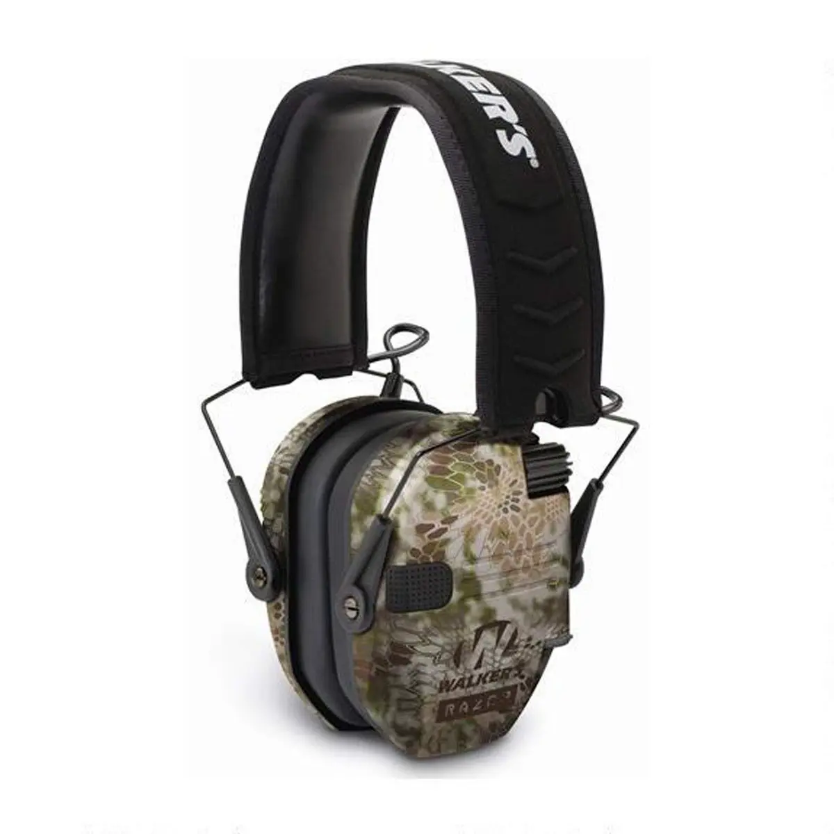 Walker's Game Ear Razor Slim Electronic Muff Kryptek Camo 23dB NRR | Sound Amplification for Shooting & Hunting - main product image