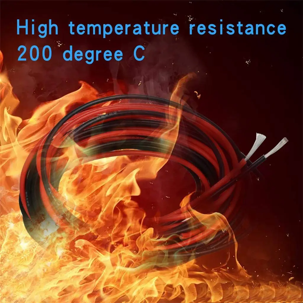 BNTECHGO 20 AWG Silicone Wire Red and Black | 10ft Each, Tinned Copper, 600V, Flexible - view 4