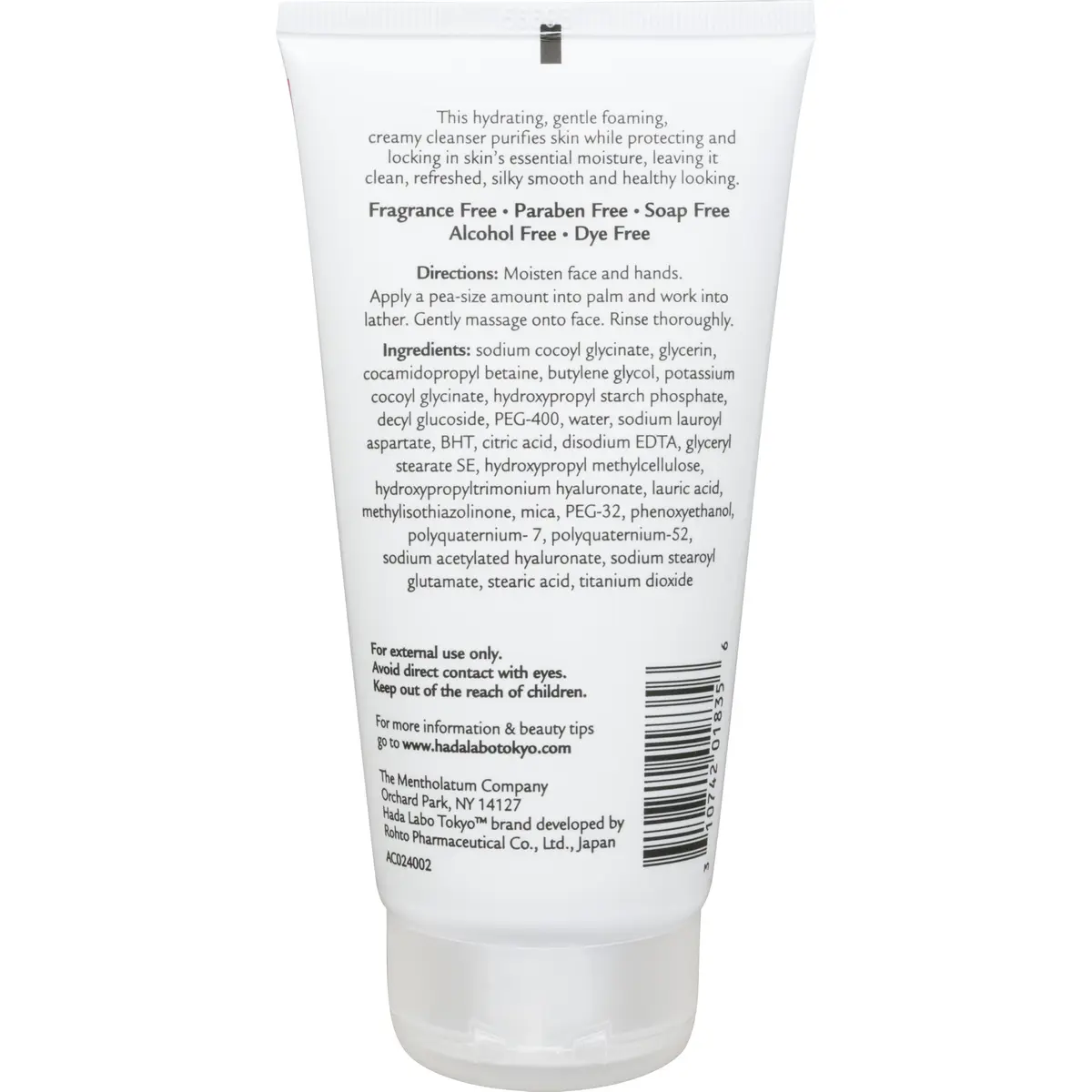Hada Labo Tokyo Gentle Hydrating Foaming Facial Cleanser 5 Oz | Fragrance-Free Sensitive Skin Hydrator - view 5