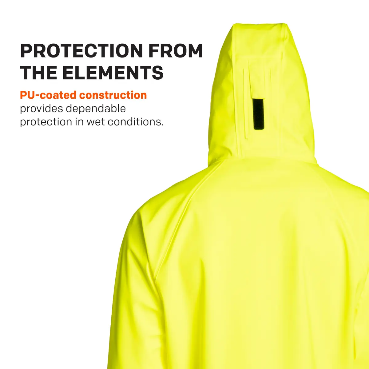 Grundéns Men’s Neptune Fishing Jacket, Hi-Vis Yellow, X-Small | Waterproof, Stain-Resistant & Flexible for Active Fishermen - view 3