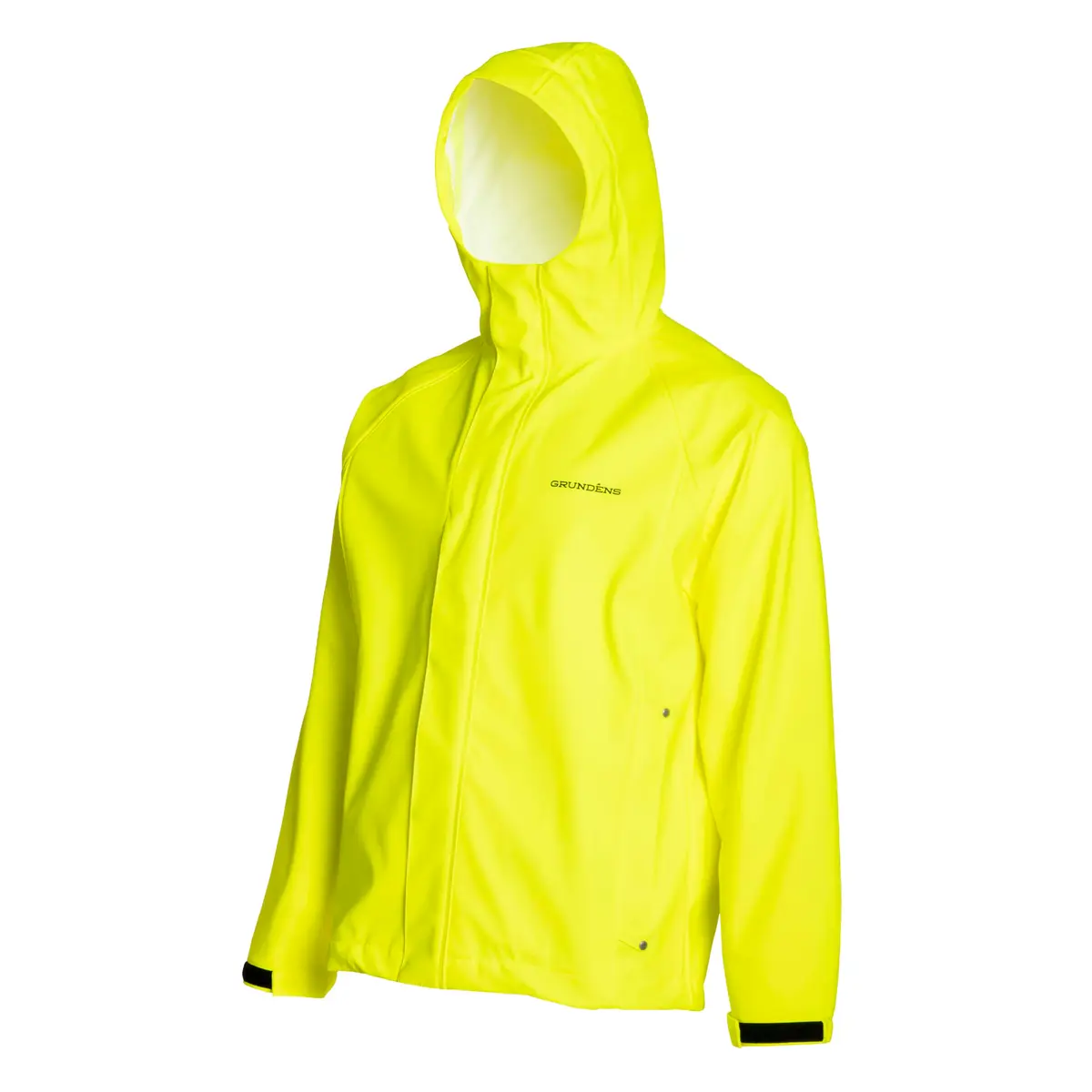 Grundéns Men’s Neptune Fishing Jacket, Hi-Vis Yellow, Medium | Waterproof, Stain-Resistant Outerwear for Fishermen - main product image