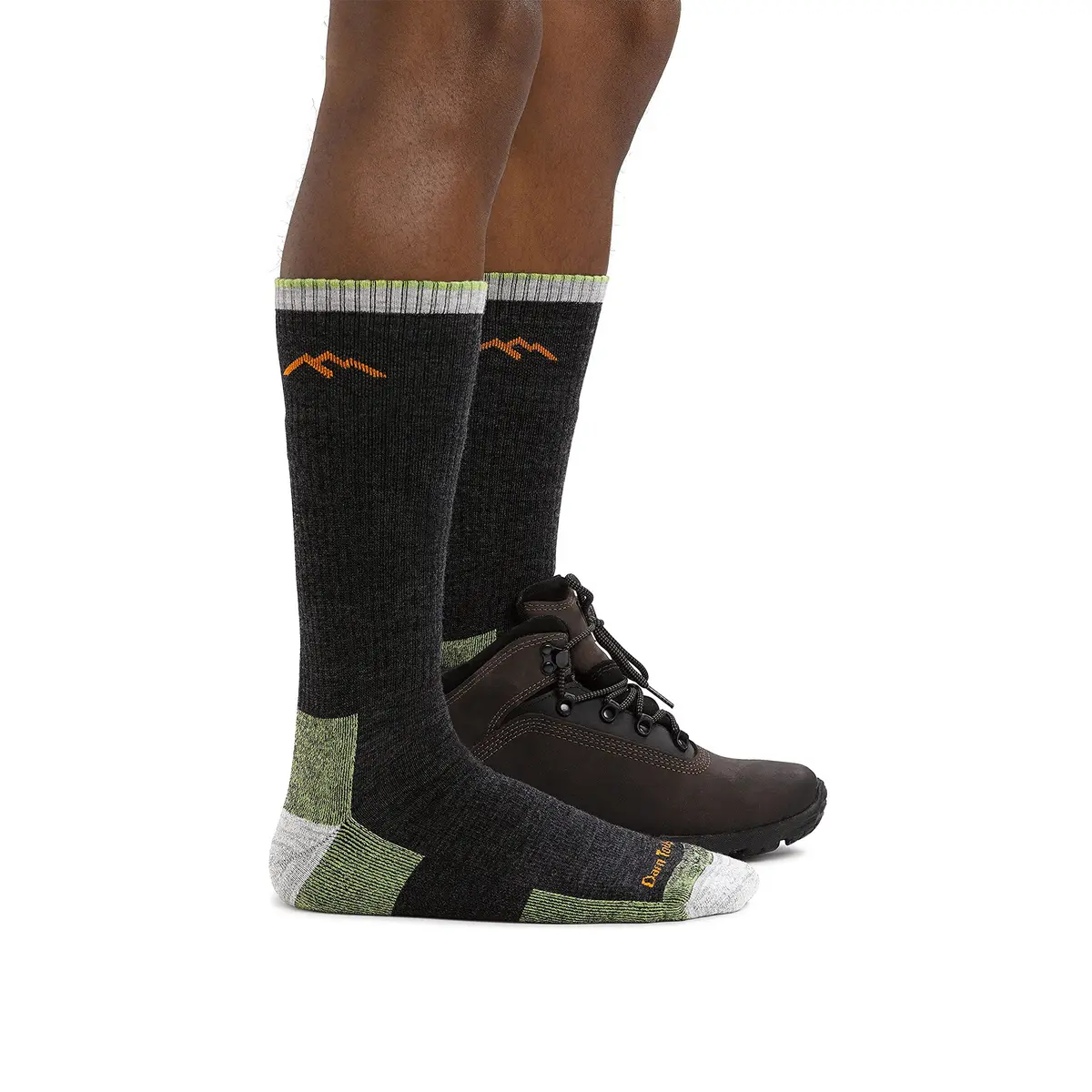 Darn Tough Boot Cushion Sock - Men's Charcoal X-Large | All Weather Performance, Made in USA - view 2