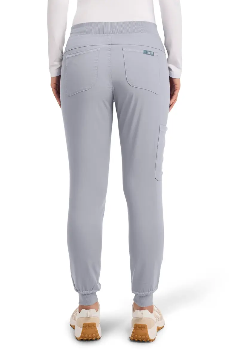 Med Couture Touch Jogger Scrub Pants for Women | 5 Pockets, Mid Rise, Lightweight, Stretch - view 6