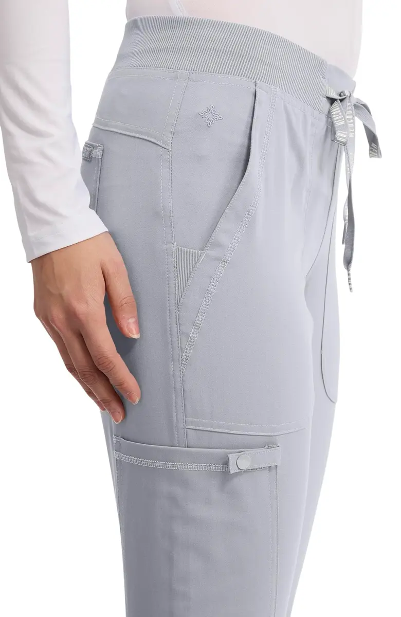 Med Couture Touch Jogger Scrub Pants for Women | 5 Pockets, Mid Rise, Lightweight, Stretch - view 7