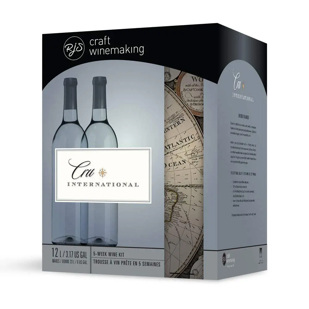 RJS Craft Winemaking Cru International Washington Merlot 12 L | Classic Washington Style, Rich & Complex - view 2