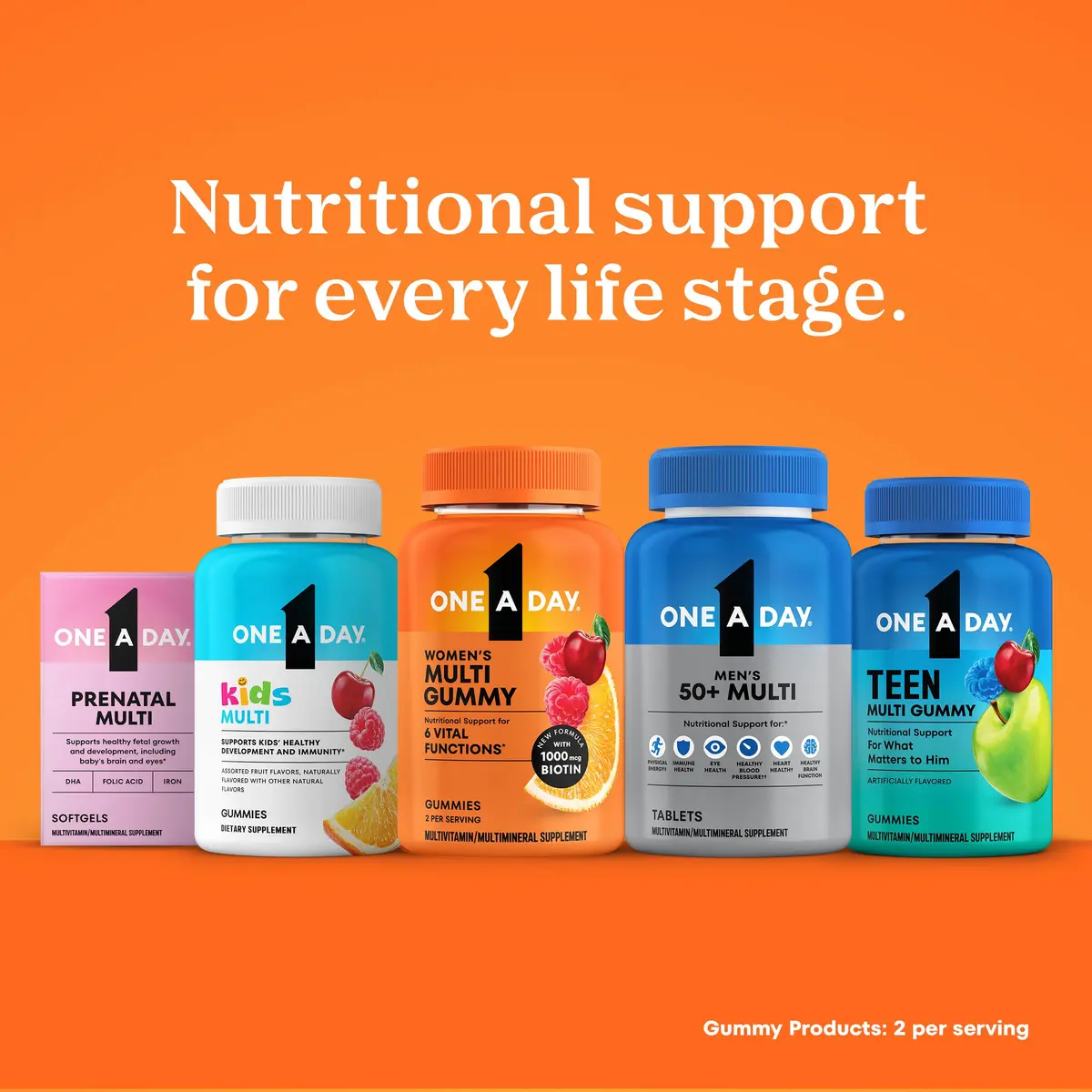 ONE A DAY Women’s Multivitamin 50+ Tablets | Supports Aging & Immunity - view 5