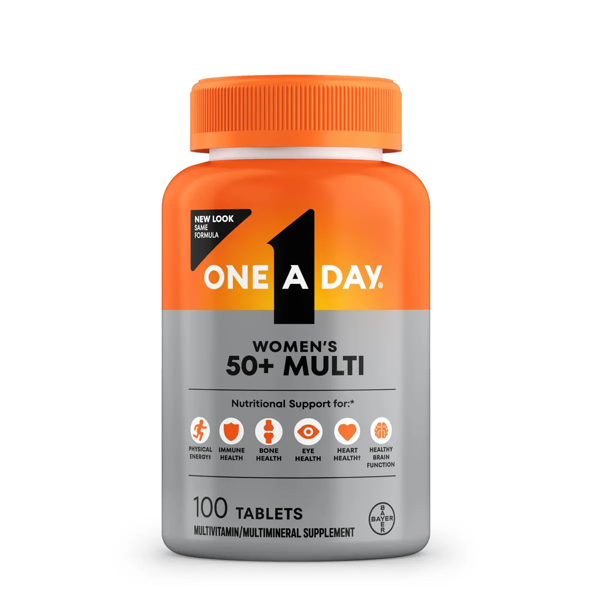 ONE A DAY Women’s Multivitamin 50+ Tablets | Supports Aging & Immunity - main product image