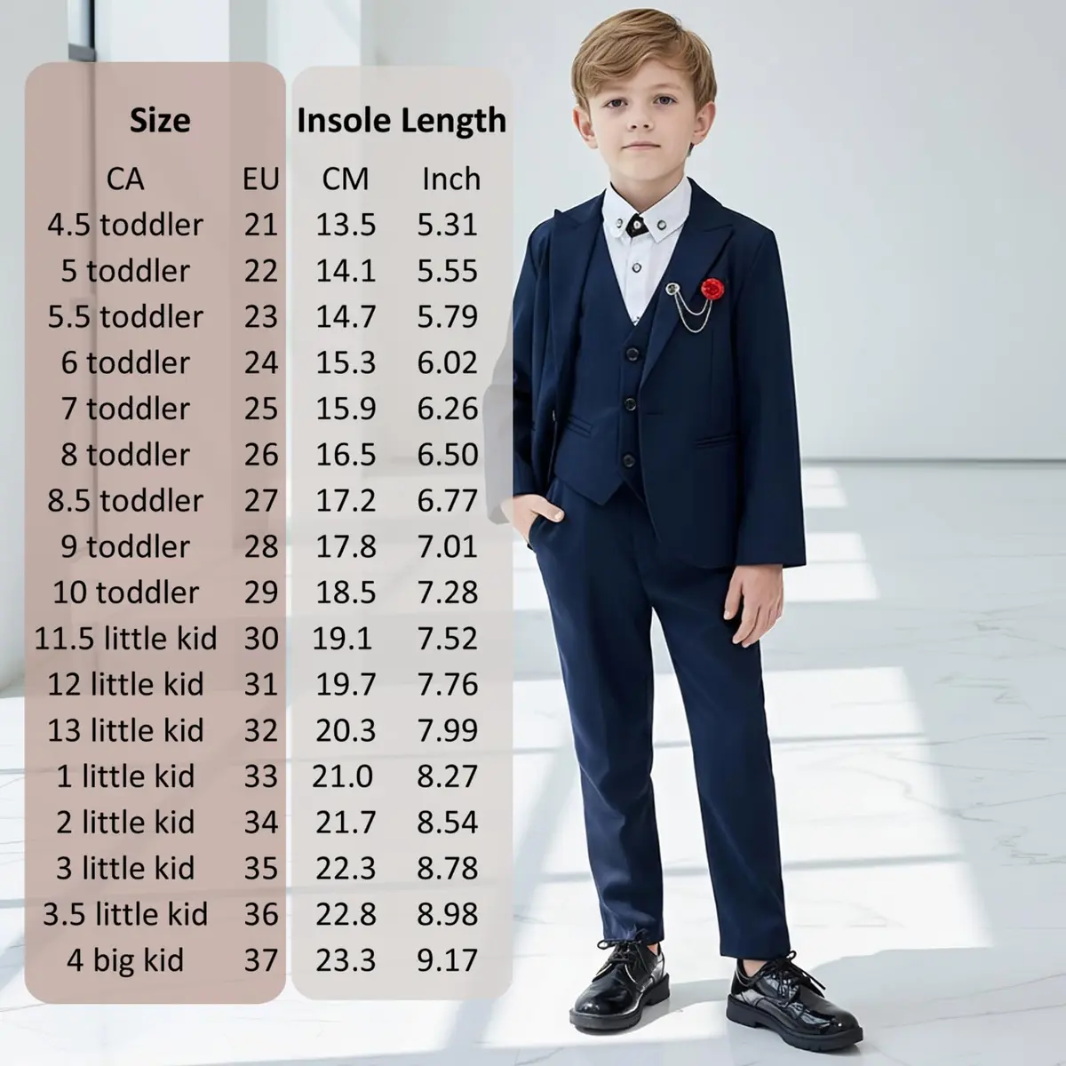 DADAWEN Children's Boy's Girl's Lace-Up School Uniform Shoes Comfort Oxford Dress Shoes (Toddler/Little Kid/Big Kid) Black US Size 5 M Toddler | Classic Oxford Style - view 7