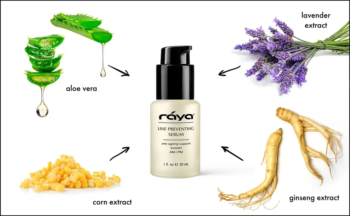 Raya Skin Serum 1 fl oz | Lightweight Anti-Aging Serum with Ginseng Extract - view 2