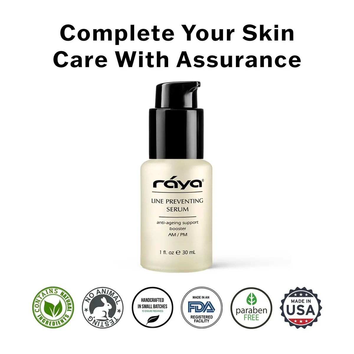 Raya Skin Serum 1 fl oz | Lightweight Anti-Aging Serum with Ginseng Extract - view 4