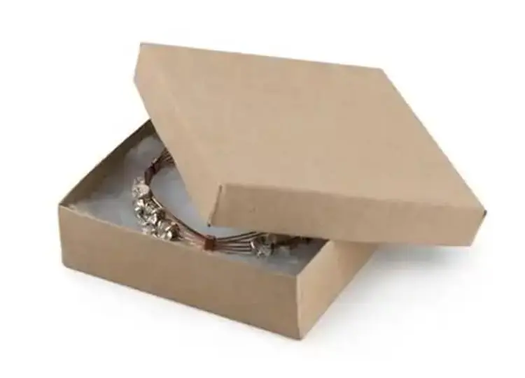 Belandaria Designs Jewelry Boxes 50 Assorted Kraft Cotton Filled Small Gift Boxes - view 6