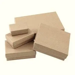 Belandaria Designs Jewelry Boxes 50 Assorted Kraft Cotton Filled Small Gift Boxes - view 11