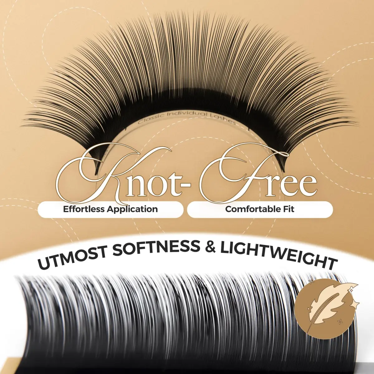 LASHVIEW 0.10mm C Curl 8-15mm Mixed Tray Individual Eyelash Extensions - view 2