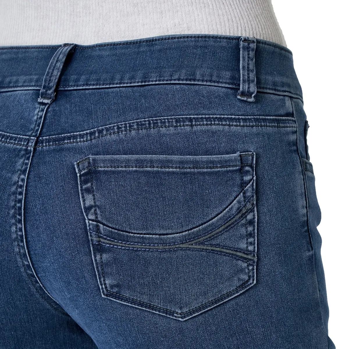 Riders Women's Ultra Soft Denim Capri Sedona 18 | Casual Comfort & Style - view 3