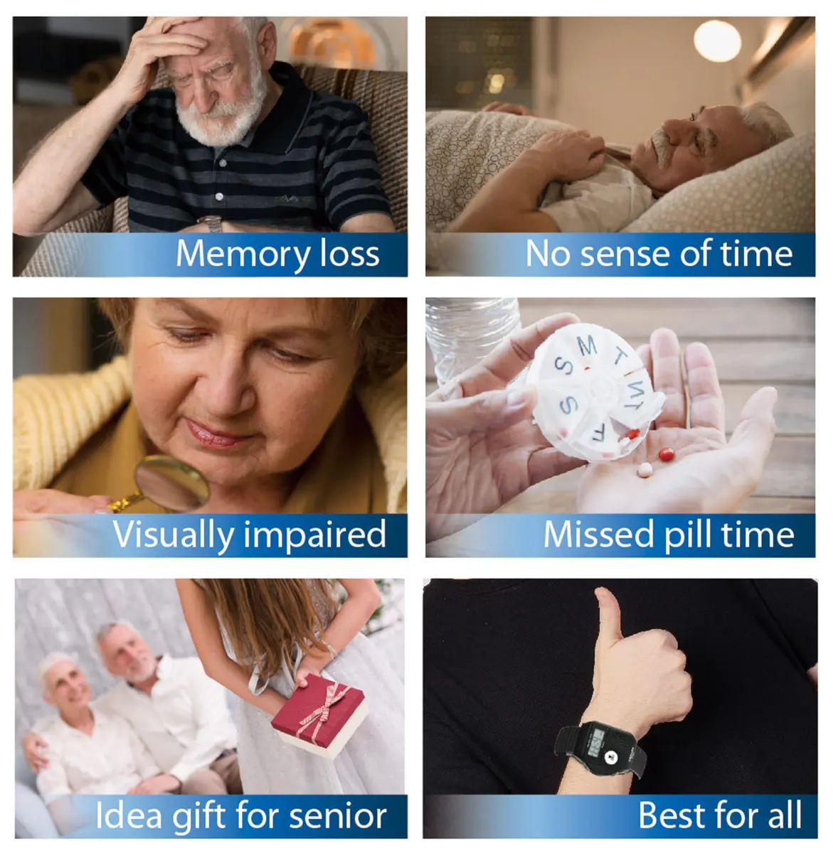 FIVE SENSES Atomic Talking Watch for Seniors & Visually Impaired | Self-Setting, Loud Voice, Easy to Use - view 8
