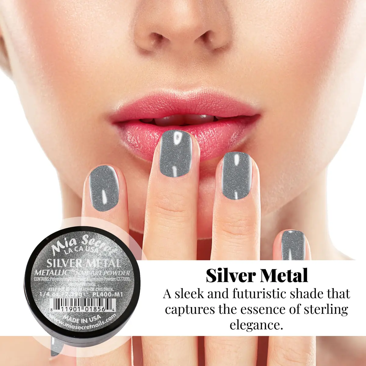 Mia Secret Metallic Nail Acrylic Powder Set of 6 | Salon-Quality, Long-Lasting Finish (70-120 chars) - view 5