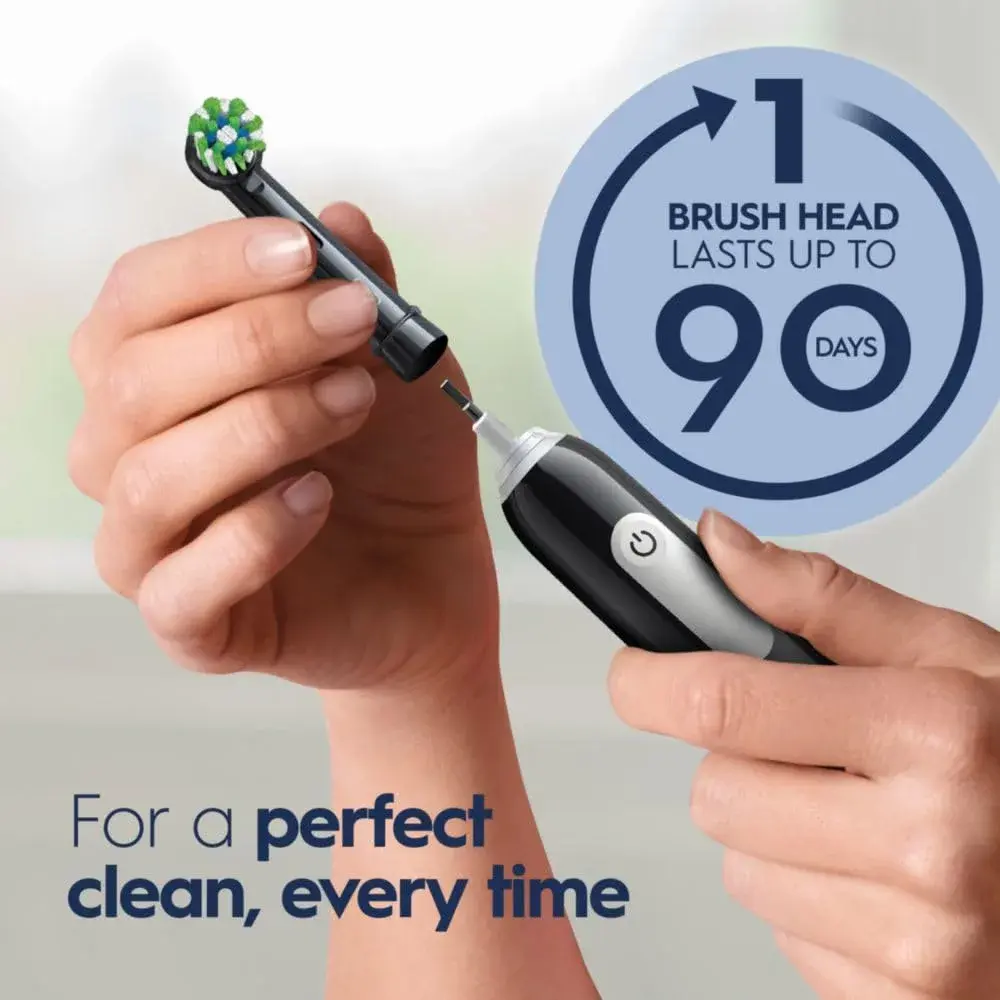 Oral-B Pro 1000 Rechargeable Electric Toothbrush Black 1 Count (Pack of 1) | Dentist-Recommended Cleaning - view 5