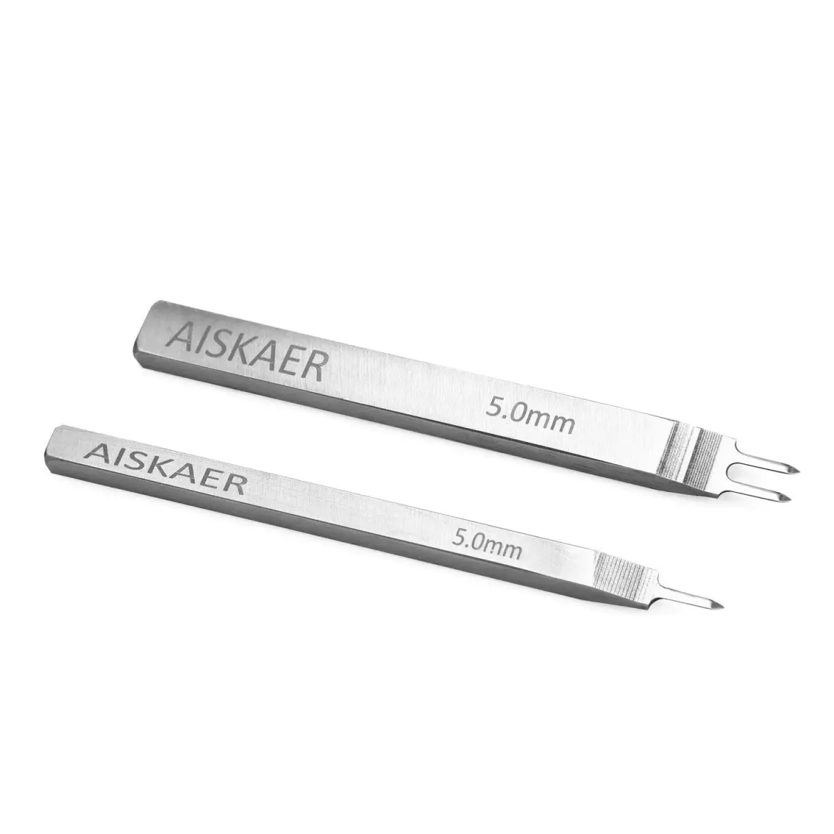 Aiskaer Leather Stitching Punch Set 5mm Diamond Chisel Tools | 4-Piece Set for DIY Leather Craft - view 3