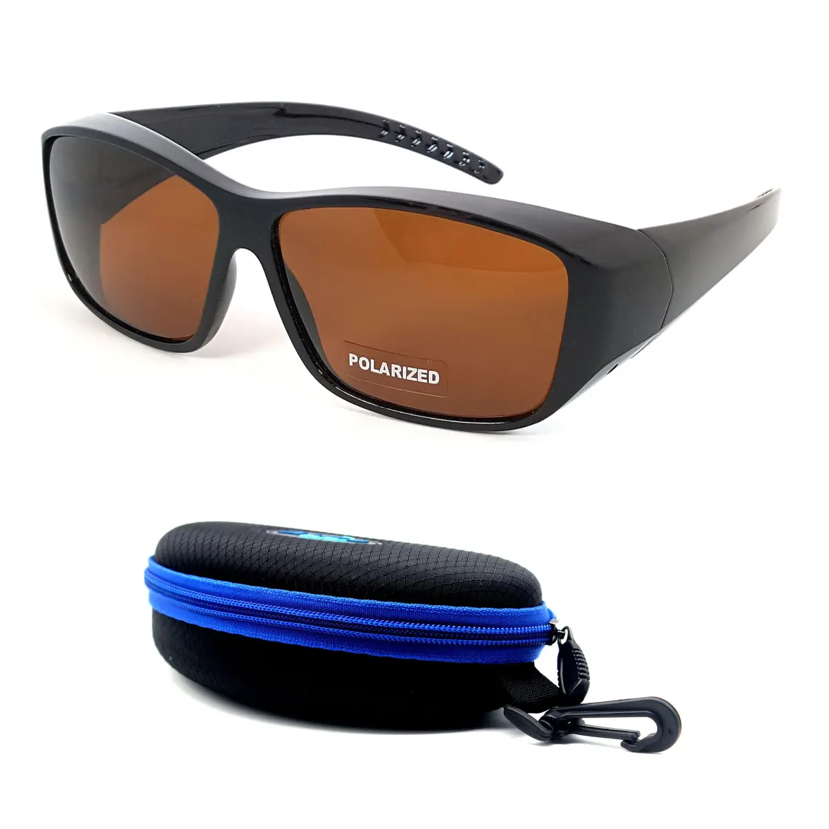 BLUE CUT Fit Over Polarized Sunglasses for Men & Women | 65mm (2.56") Lens Width, 154mm (6.06") Arm Length - main product image