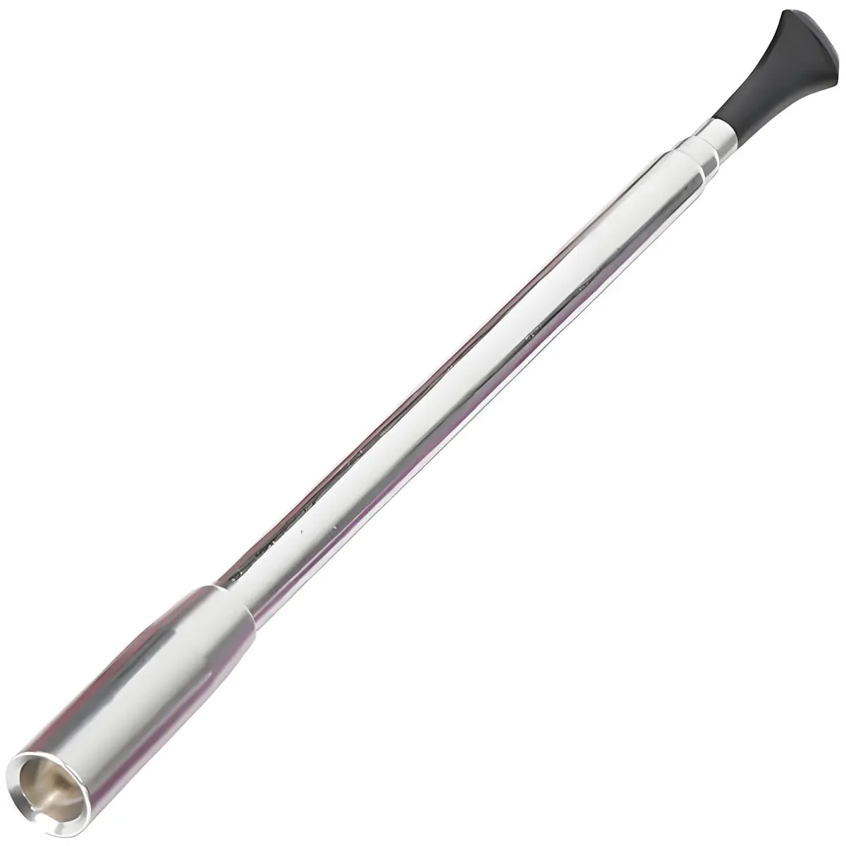 Utopiat Audrey Style Vintage Extendable Holder Purple | 19.7 cm (7.75 in) Extended — Silver - main product image