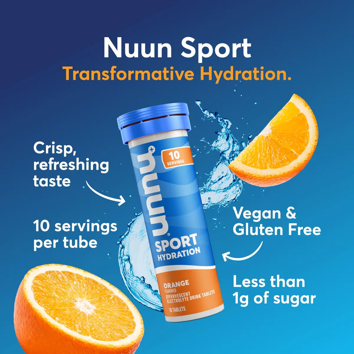 Nuun Sport Electrolyte Tablets 60 Servings | Gluten Free & Vegan Hydration Support - view 2
