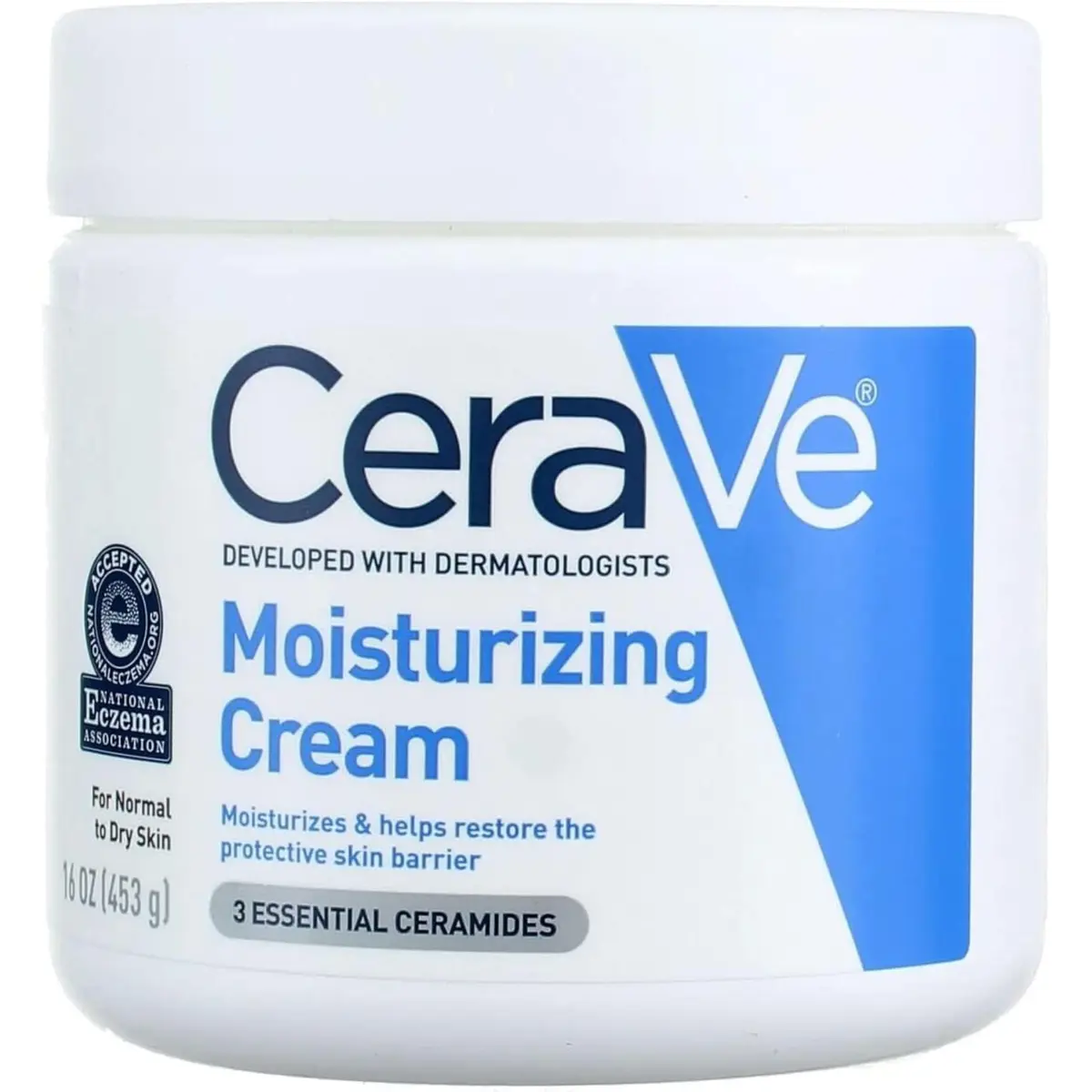 CeraVe Moisturizing Cream - 16 Ounce (Pack of 4) | Hydrates & Reinforces Skin Barrier - main product image