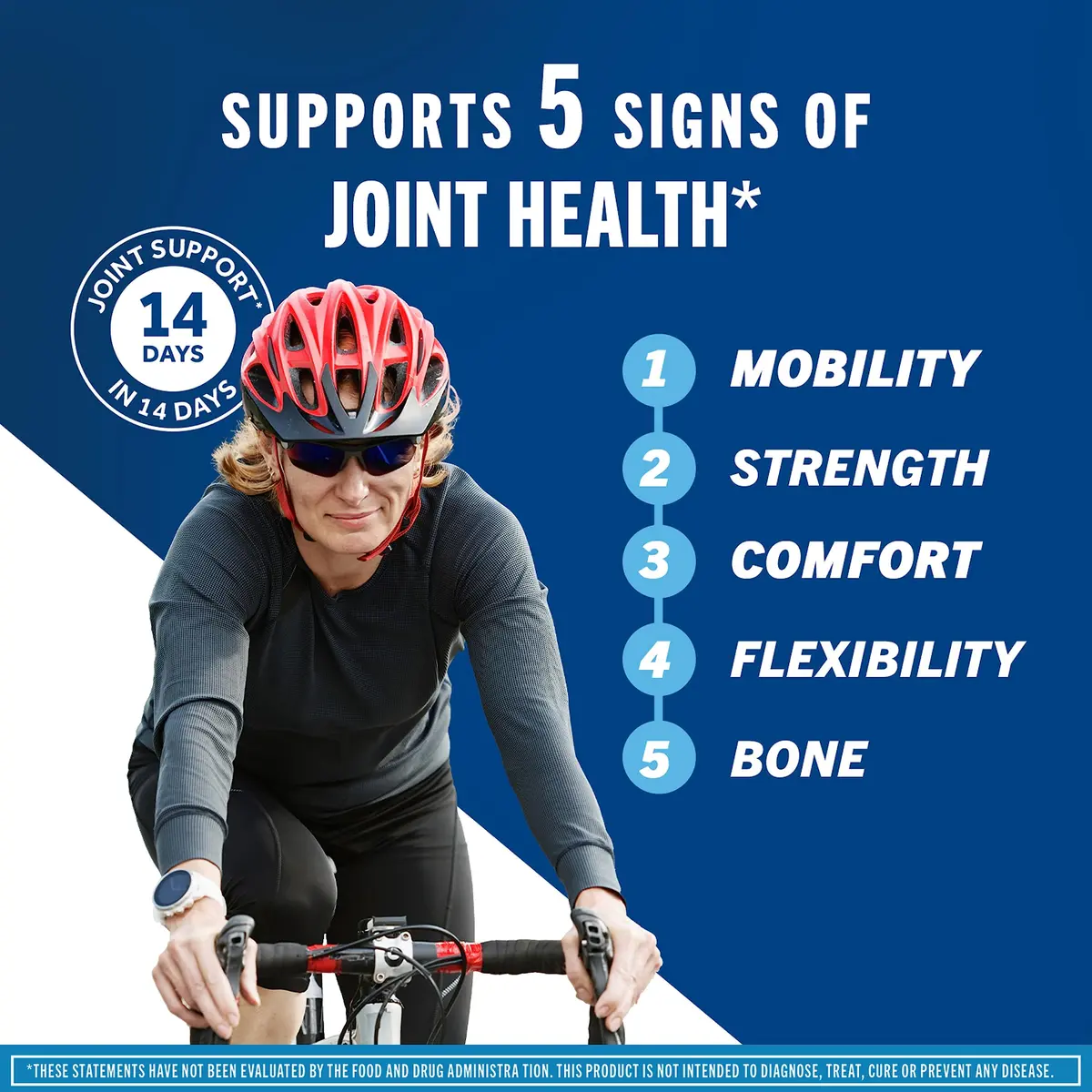 Move Free Advanced Glucosamine Chondroitin MSM + Vitamin D3 | Supports Joint & Bone Health, 120 Tablets - view 2