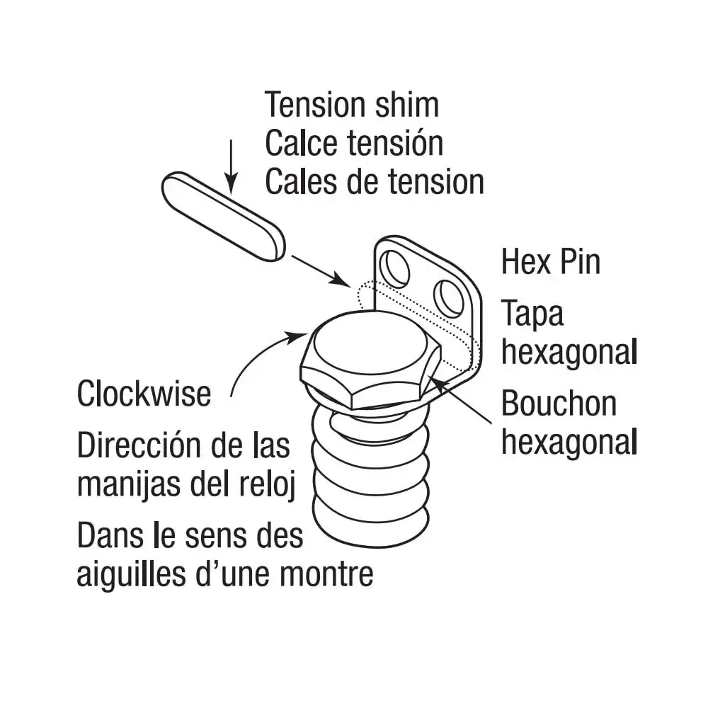 PRIME-LINE RG 18504 Self Closing Gate Spring 23cm (9 In.) | Automatic Closing for Gates - view 3