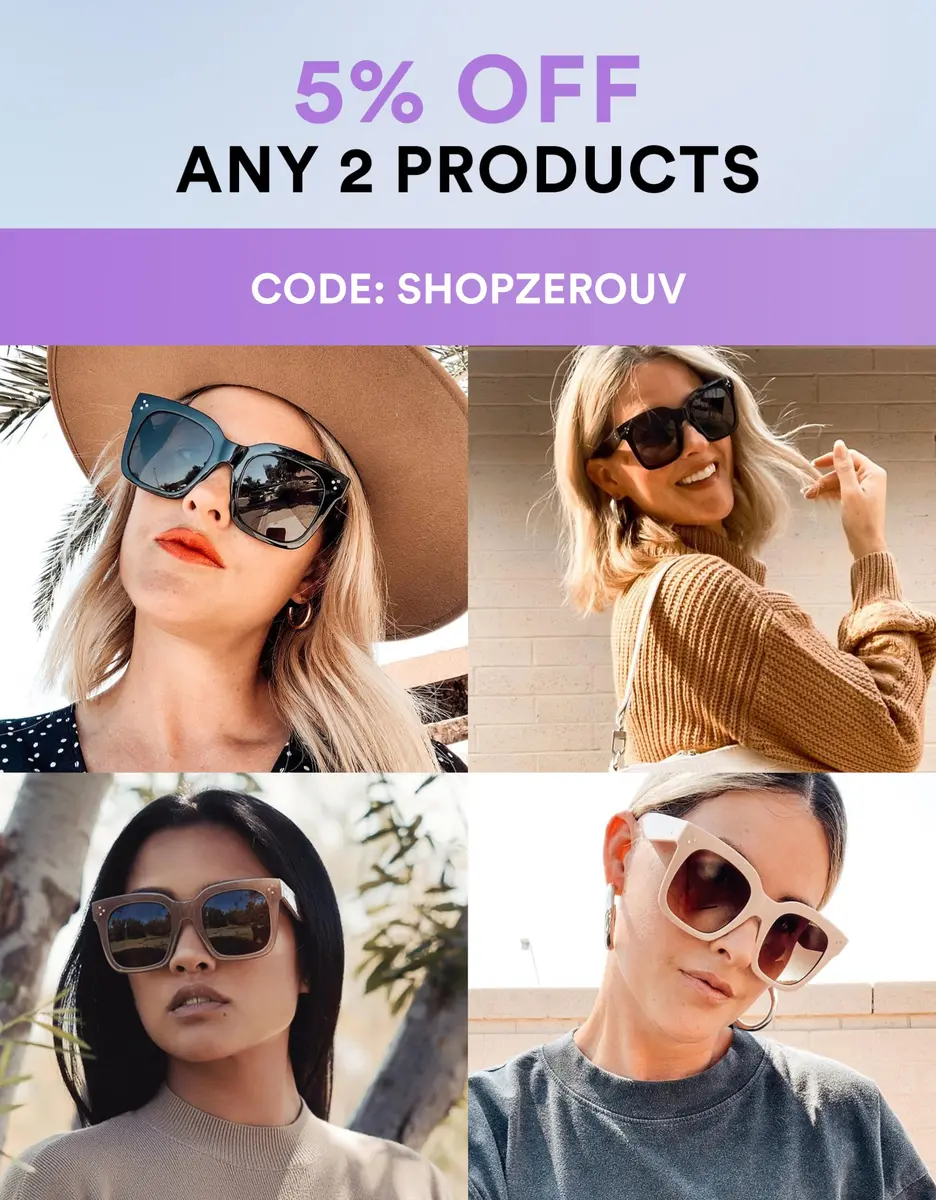 zeroUV Oversized Retro Square Sunglasses for Women 50mm UV400 Gradient Grey Black - view 6