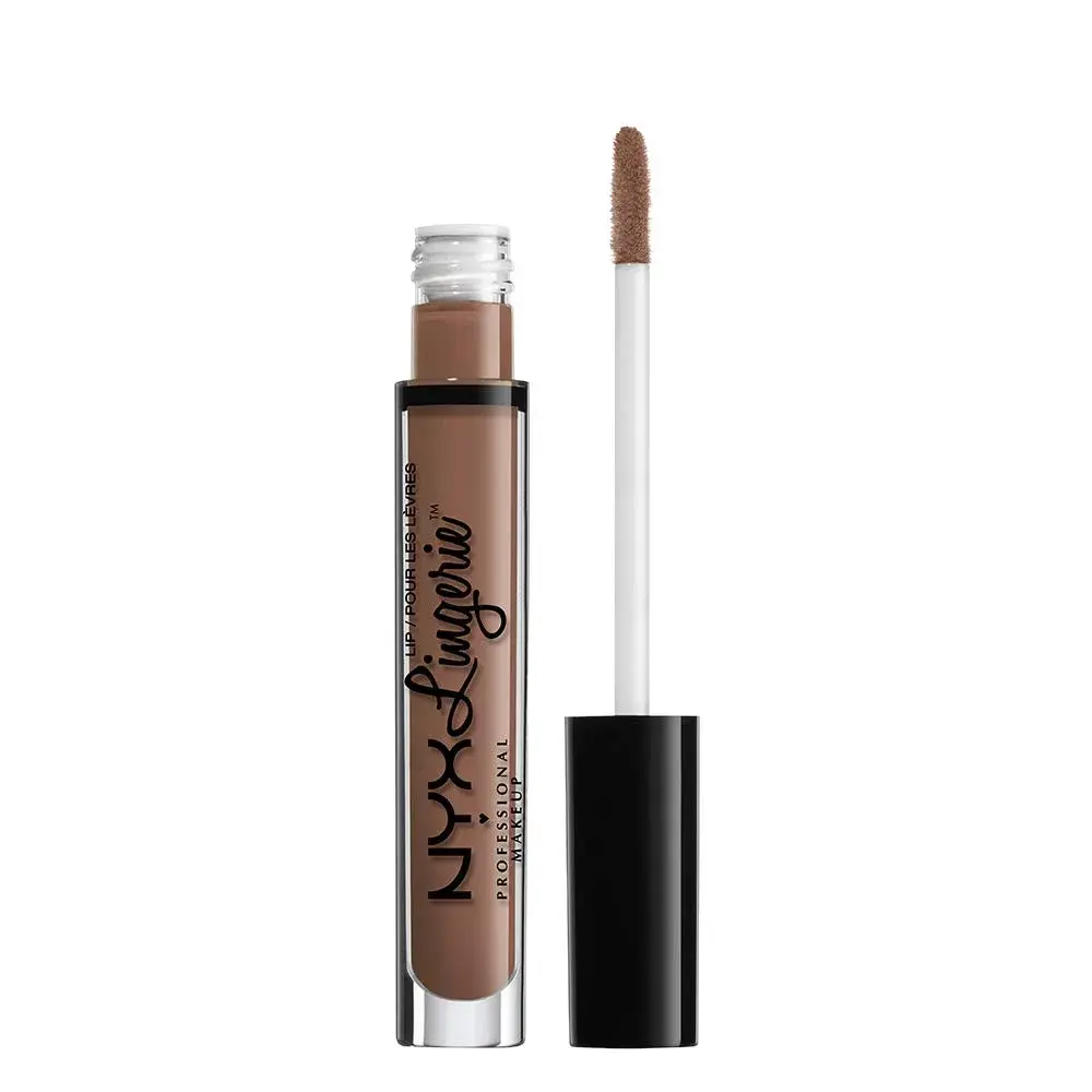 NYX Professional Makeup Lip Lingerie Matte Liquid Lipstick - Honeymoon (Mauve Pink), 3.4ml - main product image