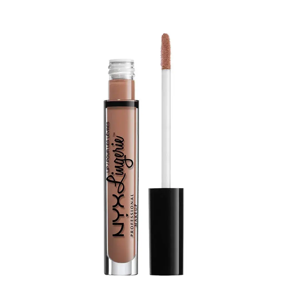 NYX PROFESSIONAL MAKEUP Lip Lingerie Matte Liquid Lipstick - Satin Ribbon (Nude Beige), 3.4ml - main product image