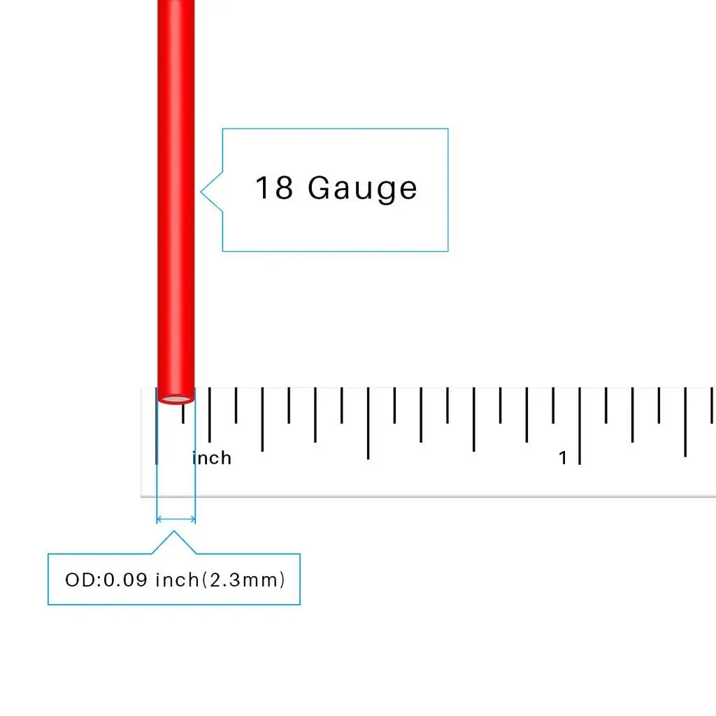 BNTECHGO 18 AWG Silicone Wire Red Black 10ft | Ultra Flexible Tinned Copper - view 2