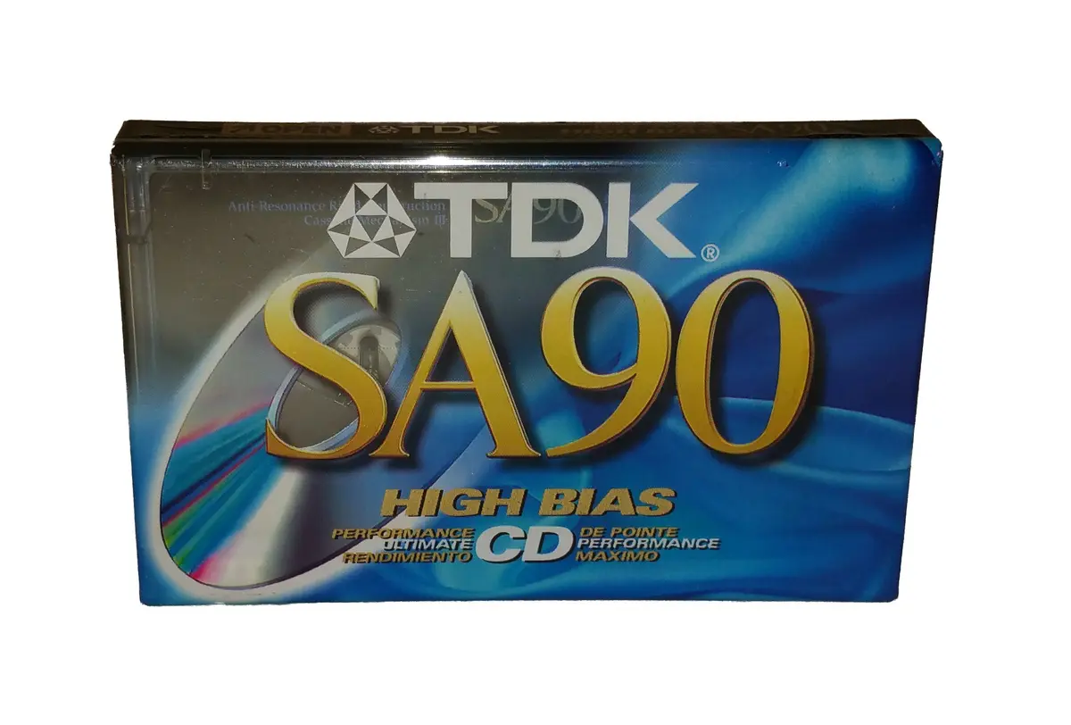 TDK SA 90 High Bias Cassette Tapes 4 Pack | Ultimate CD Performance - view 2