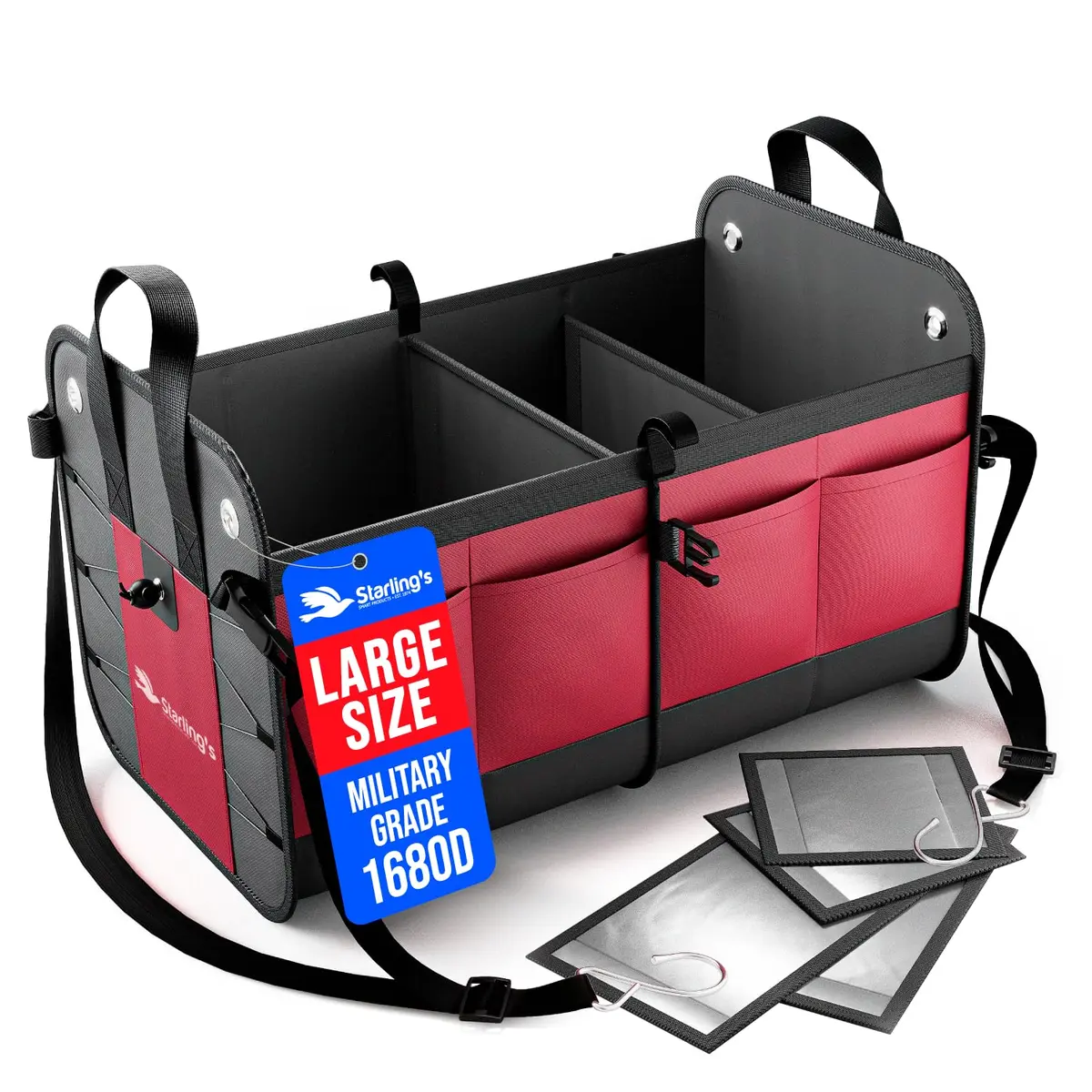 Starling's Car Trunk Organizer Large | Collapsible Waterproof Cargo Storage Box for SUV & Truck - main product image