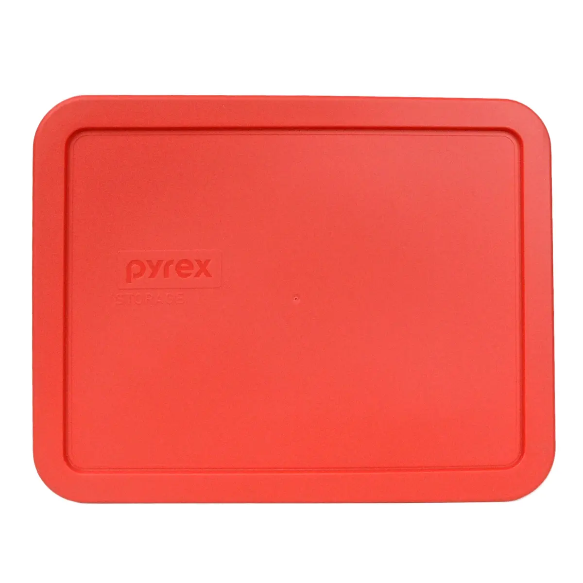 Pyrex 7211-PC 6-Cup Red Food Storage Replacement Lid | Made in USA, Dishwasher Safe - main product image