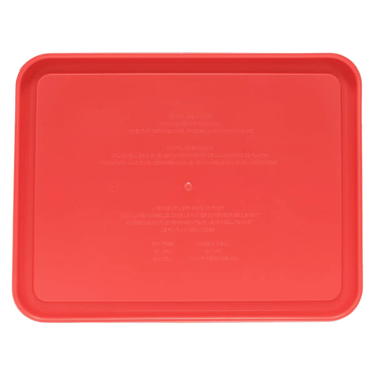 Pyrex 7211-PC 6-Cup Red Food Storage Replacement Lid | Made in USA, Dishwasher Safe - view 2