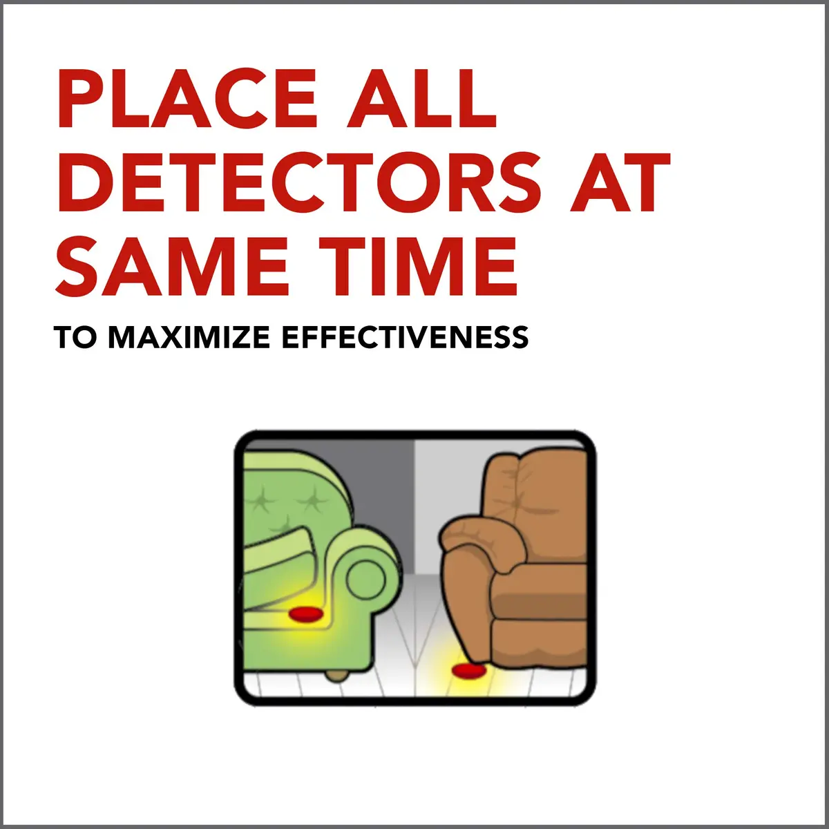 Raid Bed Bug Detector & Trap 8 Count | Early Detection & Monitoring for Home or Travel - view 4