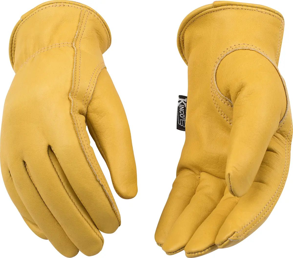 Kinco Full Grain Cowhide Safety Work Gloves Medium | Ergonomic & Thermal Lined - main product image