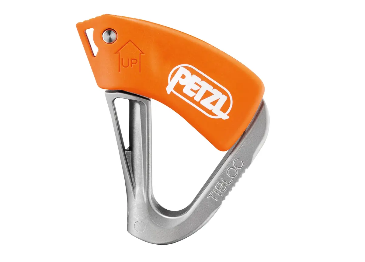 PETZL TIBLOC Ultra-Compact Emergency Ascender - Orange | Lightweight Rope Climber for Rescue & Self-Rescue - view 2