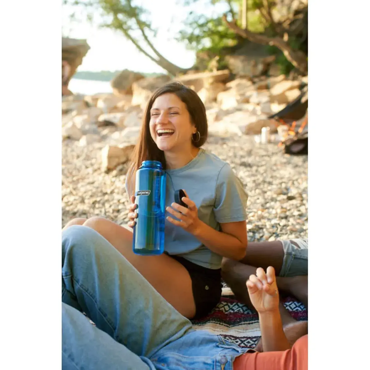 Nalgene 48 oz Wide Mouth Silo Water Bottle, Cosmo | Leak-Proof & BPA-Free Tritan Plastic - view 3