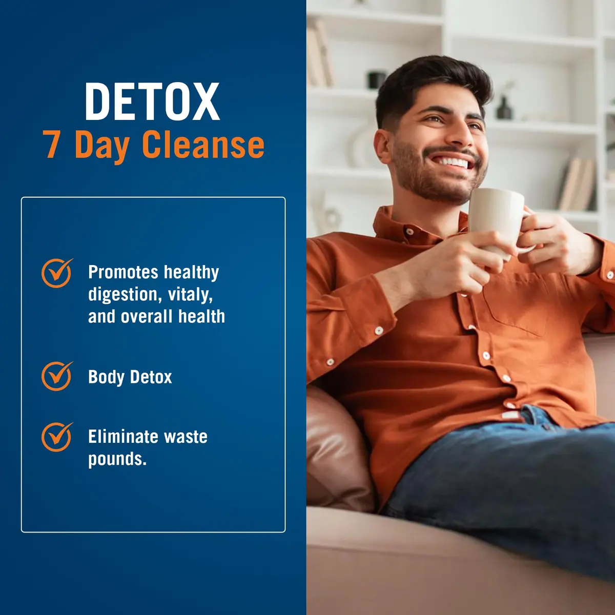Century Systems The Cleaner Detox 52 Vegetarian Capsules | 7-Day Internal Cleansing Support for Men - view 3