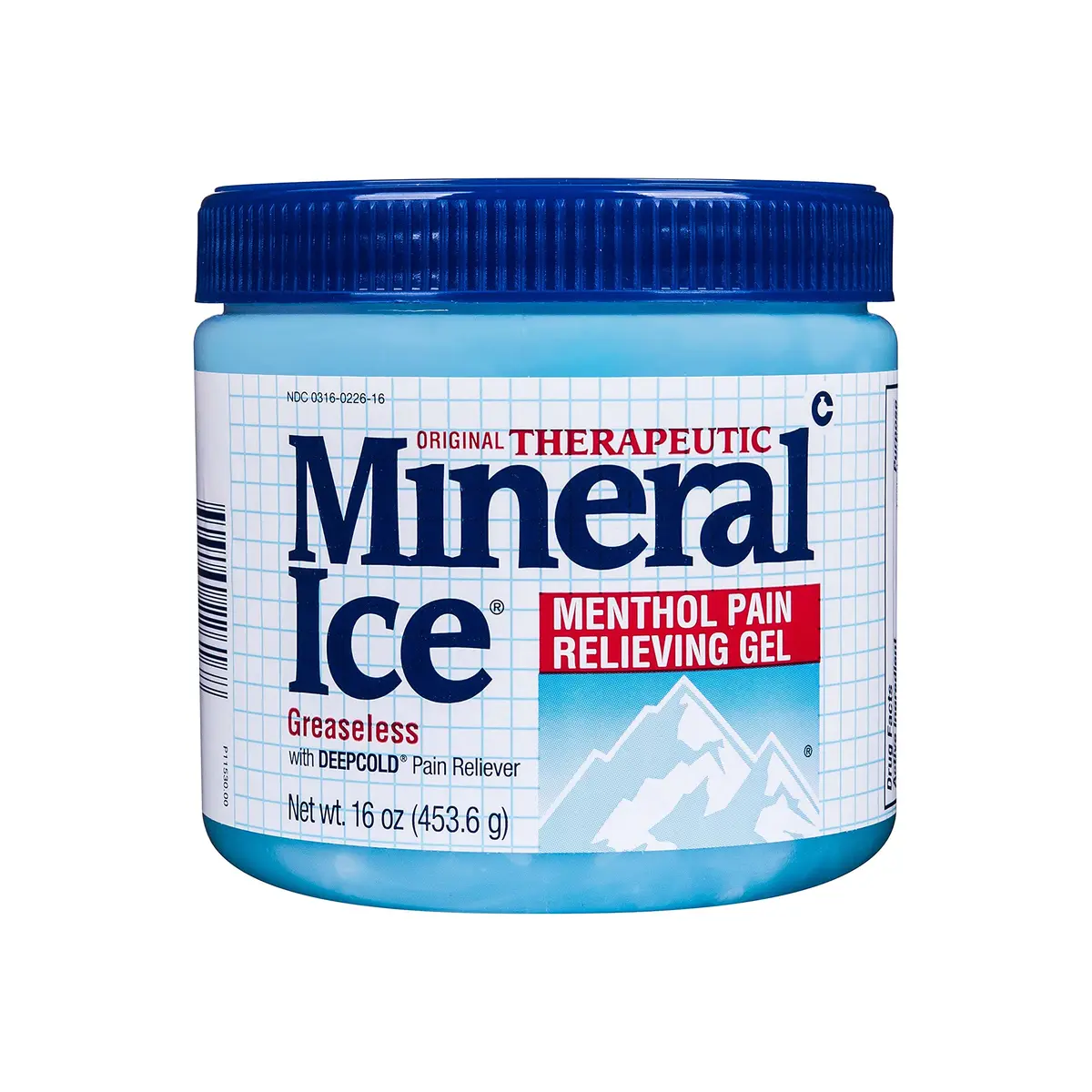 Mineral Ice Therapeutic Menthol Pain Relief Gel, 16 Oz | Greaseless, Deep Cold Relief for Muscles & Joints - main product image