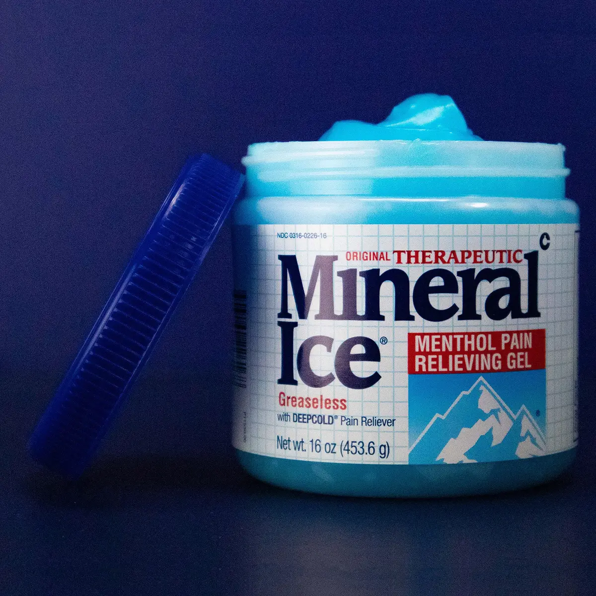Mineral Ice Therapeutic Menthol Pain Relief Gel, 16 Oz | Greaseless, Deep Cold Relief for Muscles & Joints - view 2