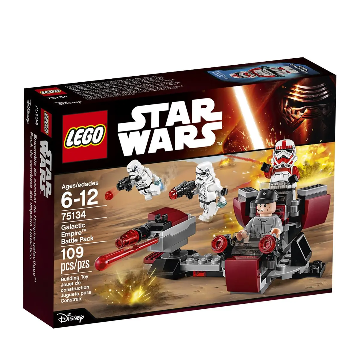 LEGO Star Wars 75134 Galactic Empire Battle Pack (109 Piece) | Star Wars LEGO Set for Kids & Collectors - main product image