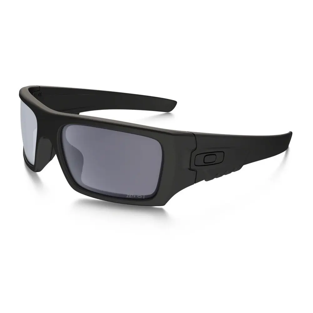 Oakley Mens OO9253 Det Cord Rectangular Sunglasses, Matte Black/Grey, 61 mm | Ballistic & Fashion-Ready - main product image